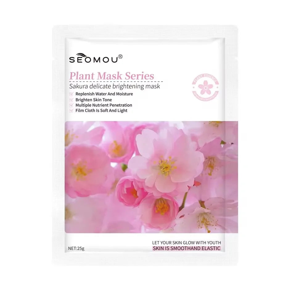 Sakura Mask,Collagen Jelly Cream Niacinamide And Hydrolyzed Collagen Strengthen Skin Barrier Lasting Moisturizing Skin Face Care