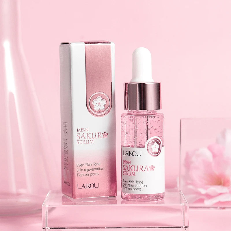 SAKURA Skincare Set Complete Facial Care Including Eye Cream, Cleanser, Facial Oil, Lip Mask, PeelOff Mask Moisturizing For ALL