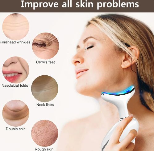 Multifunction Facial Lifting And Firming Massage Beauty Instrument Neck Eye Facial Anti Aging Microcurrent Beauty Device
