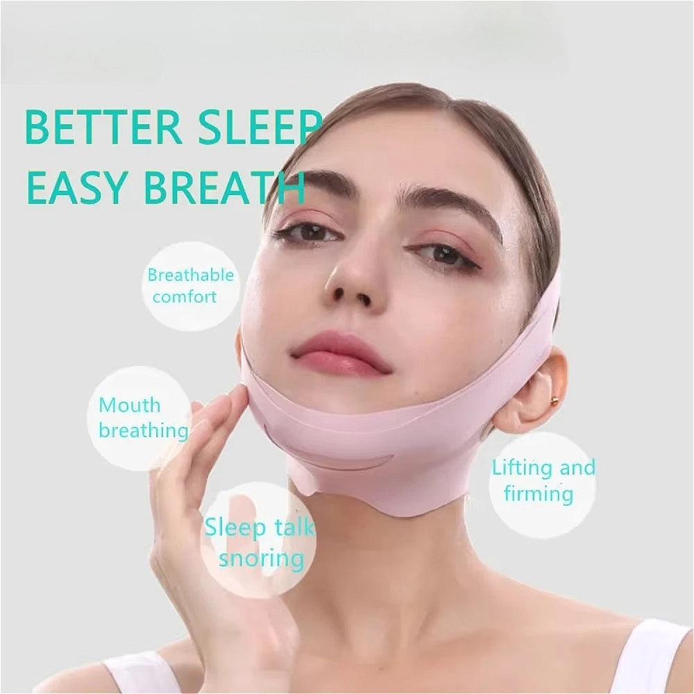 Breathable Face Slimming Bandage V Line Face Shaper Facial Lifting Belt Double Chin Reducer Anti Wrinkle Strap Skin Care Tools