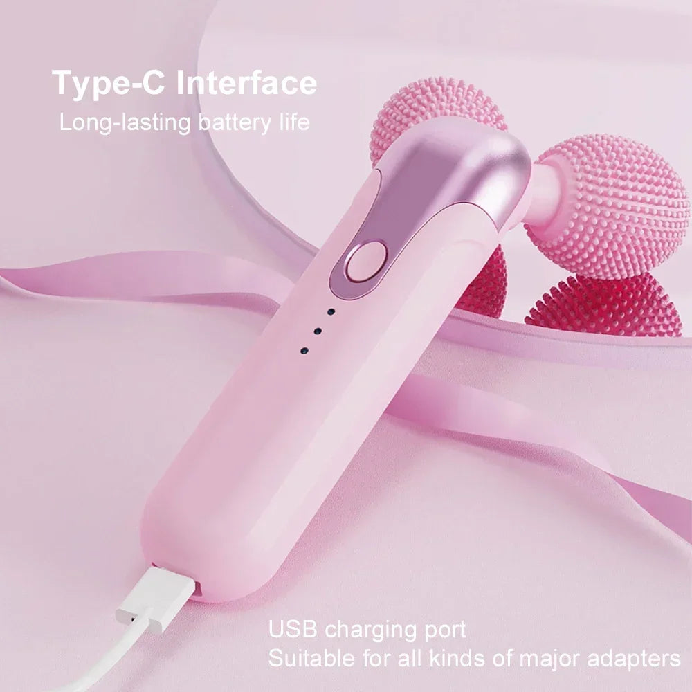 3D Roller Massager Face Massage Y Shape 360 Rotate Thin Full Body Shaping Relaxation Facial Lifting Wrinkle Remover Skin Cleaner