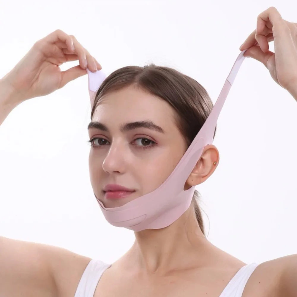 Breathable Face Slimming Bandage V Line Face Shaper Facial Lifting Belt Double Chin Reducer Anti Wrinkle Strap Skin Care Tools