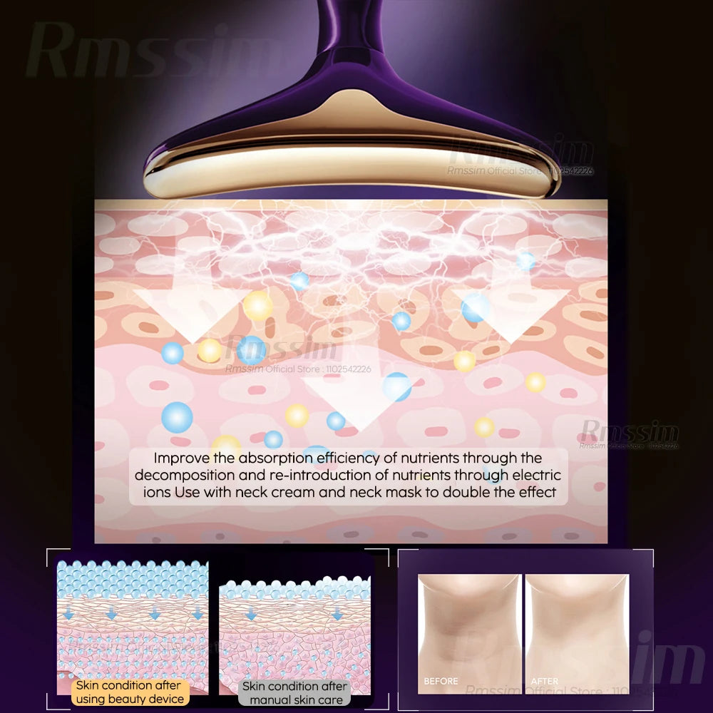 Multifunction Facial Lifting And Firming Massage Beauty Instrument Neck Eye Facial Anti Aging Microcurrent Beauty Device