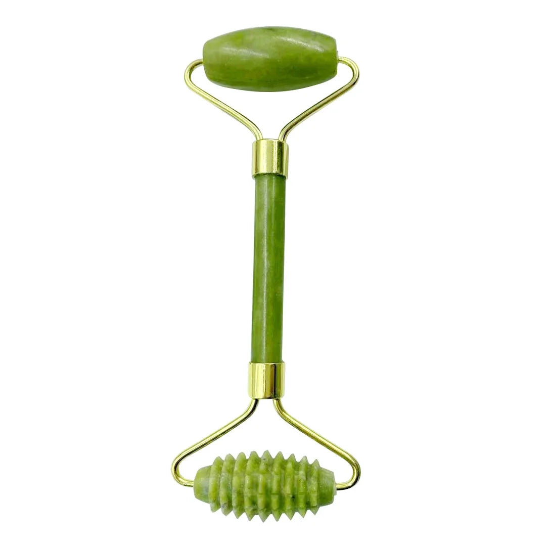 Natural Jade Roller with Gift Box Heart Guasha Scraping Board Slimming Face Lifting Facial Massager  Skin Beauty Care Set
