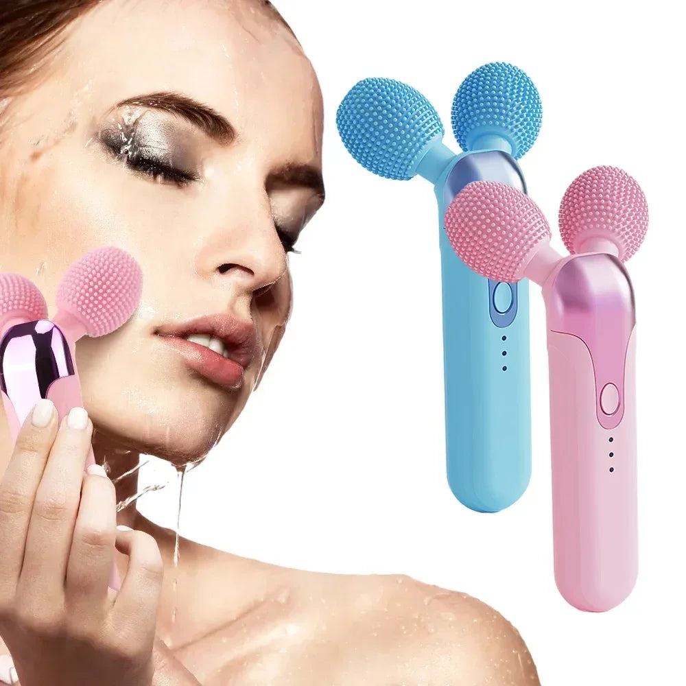 3D Roller Massager Face Massage Y Shape 360 Rotate Thin Full Body Shaping Relaxation Facial Lifting Wrinkle Remover Skin Cleaner